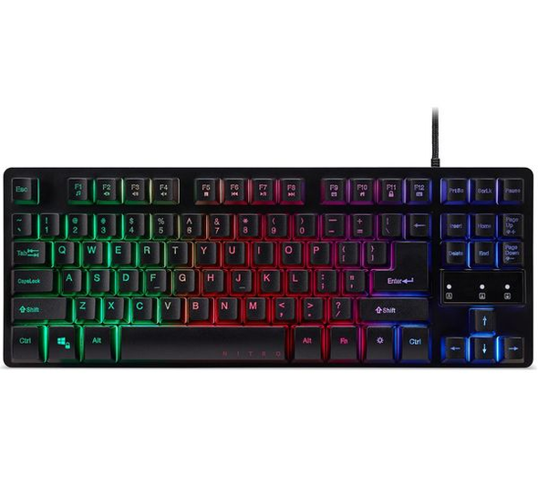 Acer Nitro TKL Gaming Keyboard RGB Backlit 19-Key Anti-Ghosting GP.KBD11.01Z