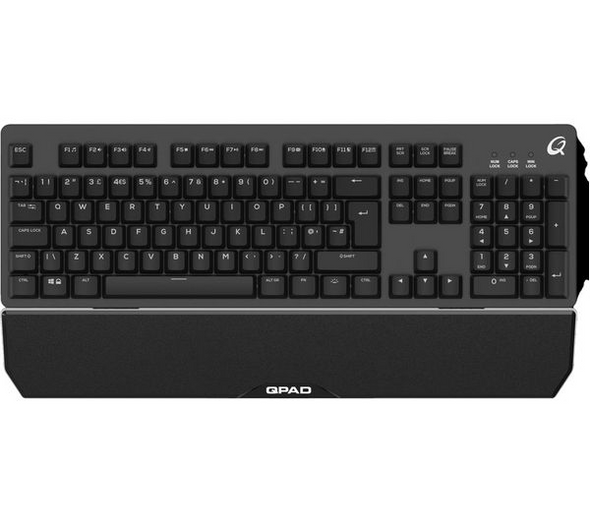 QPAD MK-40 UK Pro Gaming Membranical Keyboard Black