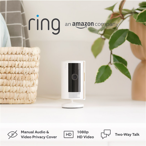 Ring Indoor Camera (2nd Gen) 1080p HD WiFi White