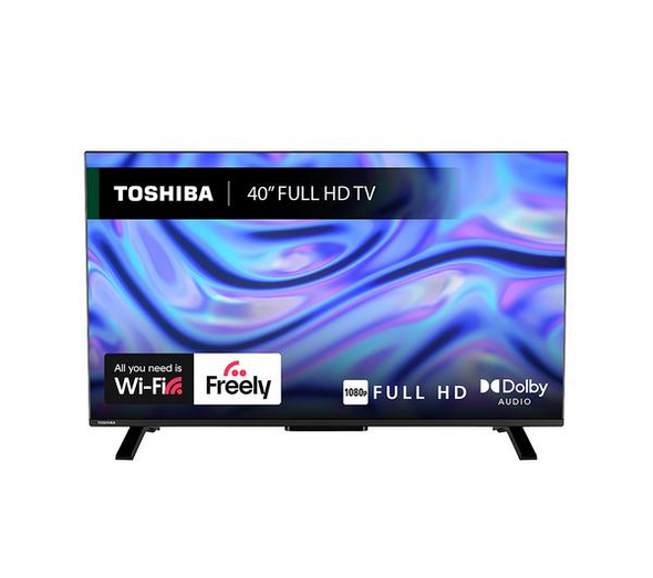 Toshiba 40LV2553DB 40" Full HD LED TV Freeview Play HDMI USB Black