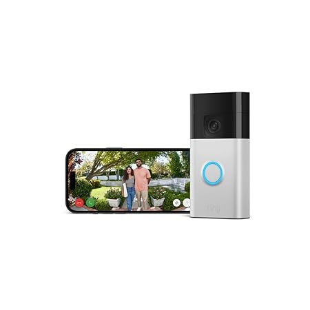 Ring Battery Video Doorbell 2nd Gen Satin Nickel