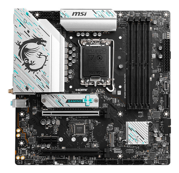 MSI B760M Gaming Plus WiFi LGA1700 DDR5 Micro ATX Motherboard