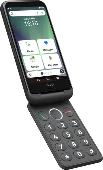 Doro Aurora A20 4G 64GB Folding Android Graphite Smartphone