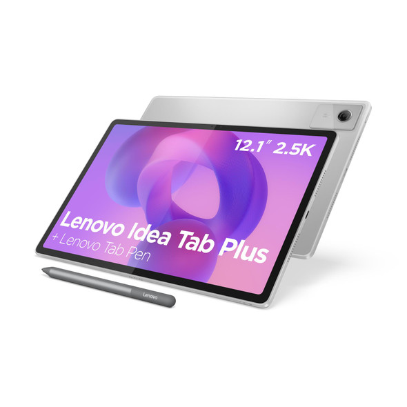 Lenovo Idea Tab Plus 12.1" 256GB WiFi Tablet & Pen Cloud Grey
