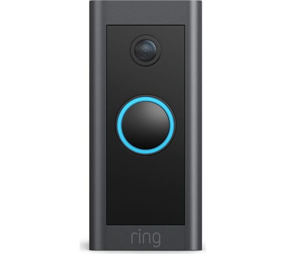 Ring Video Doorbell Wired 1080p HD Smart Home Security Black