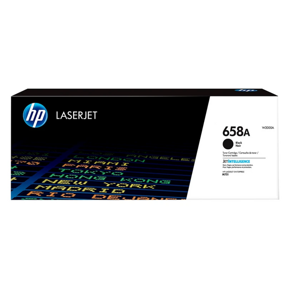 HP 658A Black Original LaserJet Toner Cartridge W2000A