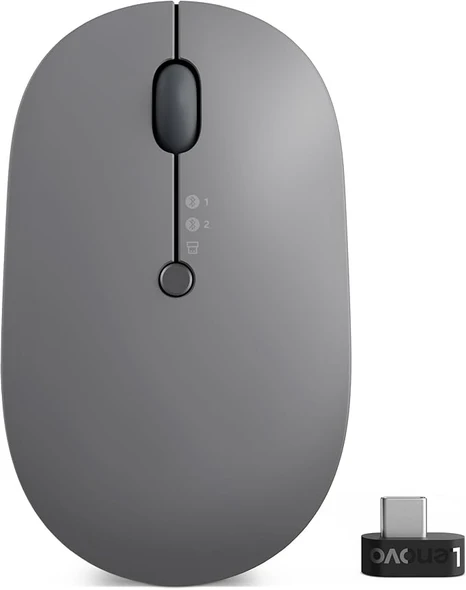 Lenovo Go Wireless Multi-Device Mouse Storm Grey Bluetooth – image 2