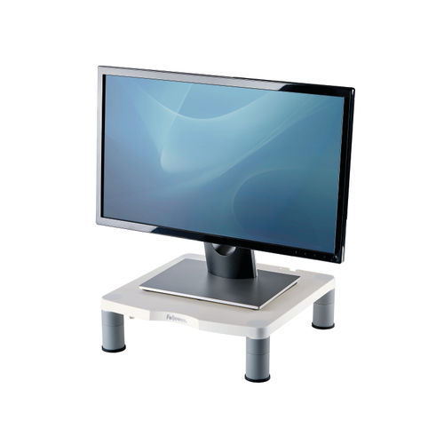 Fellowes Standard Adjustable Monitor Riser Platinum 91712
