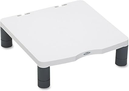 Fellowes Standard Adjustable Monitor Riser Platinum 91712