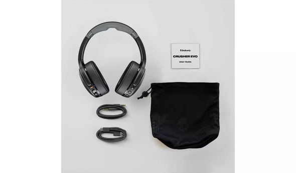 Skullcandy Crusher Evo Wireless Over-Ear Headphones - True Black – image 2