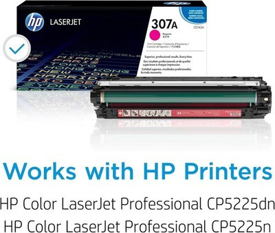 HP 307A Magenta Original LaserJet Toner Cartridge - CE743A