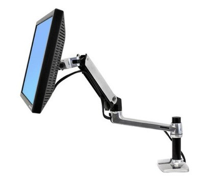 Ergotron LX Desk Mount LCD Arm - Up to 34" Monitor - Polished Aluminium