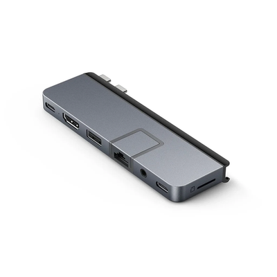 HyperDrive DUO PRO 7-in-2 USB-C Hub for MacBook Pro/Air - Space Grey