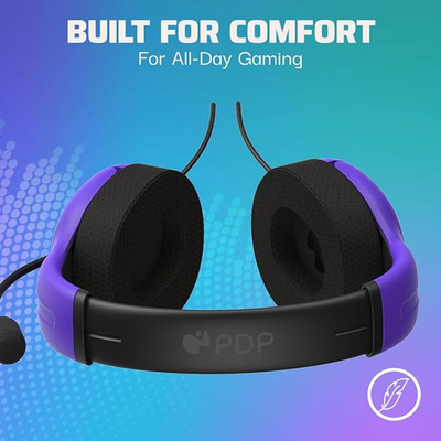 PDP Airlite Nebula Ultra Violet Wired Headset PS5 PC