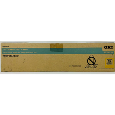 Genuine OKI 44947309 Yellow Toner Cartridge 32.1K for ES9460 ES9470 MFP