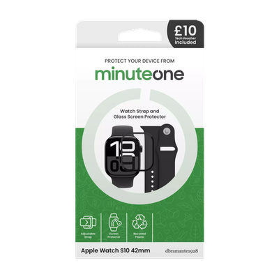 Minute One Apple Watch S10 42mm Strap & Screen Protector