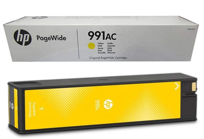 HP 991AC Yellow Contract Original PageWide Cartridge