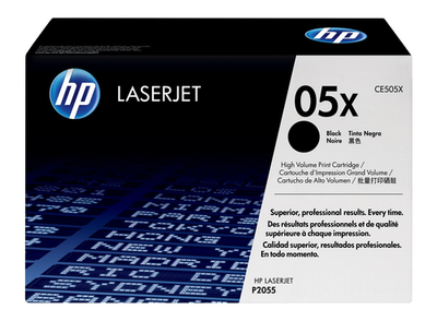 HP 05X Black Original High Yield Toner Cartridge CE505X
