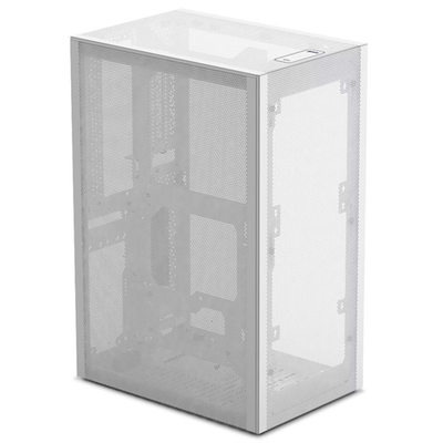 SSUPD Meshlicious Mini-ITX SFF Case Full Mesh White PCIe 3.0 Riser