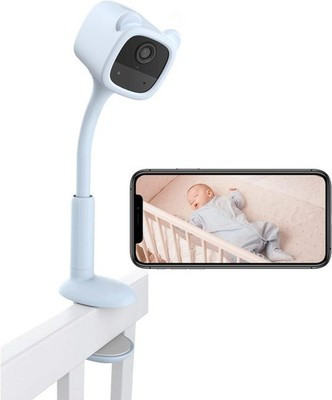 Ezviz BM1 Smart Baby Monitor Camera Battery Powered with Night Vision - Blue