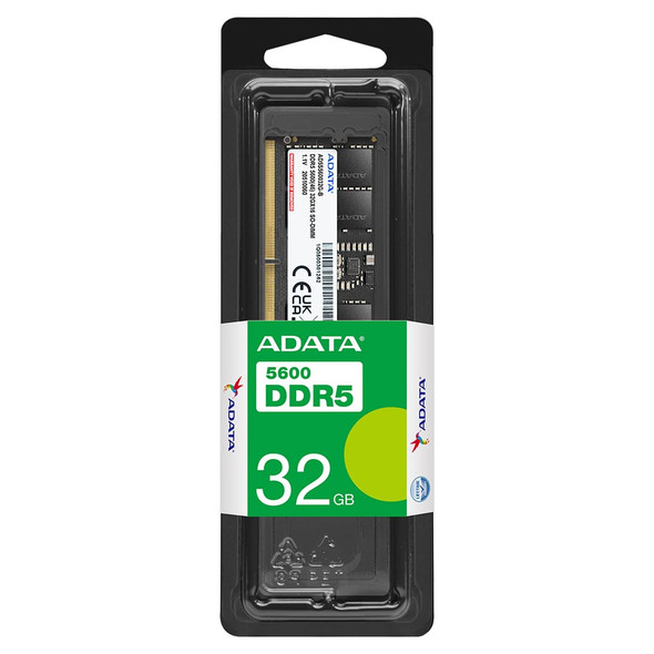 ADATA 32GB DDR5 5600MHz SO-DIMM Laptop Memory RAM Upgrade Module