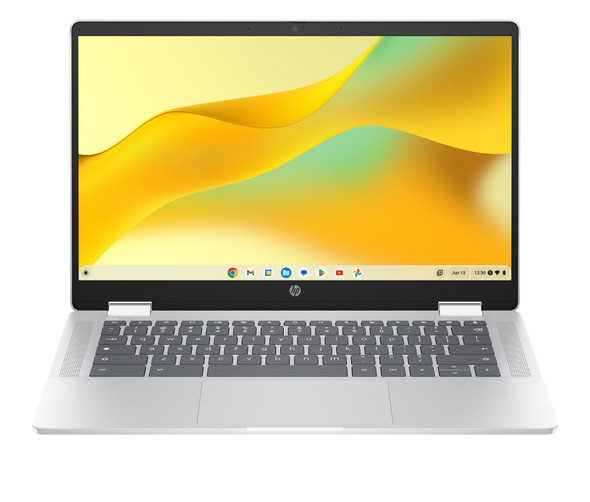 HP Chromebook x360 14" Touchscreen Laptop Intel N100 4GB RAM 128GB UFS Silver