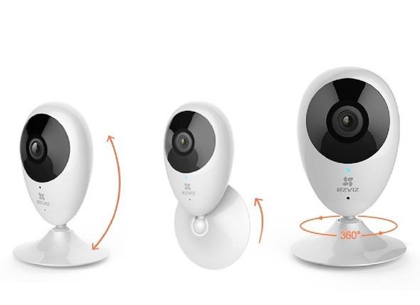 EZVIZ Mini O Plus 1080p WiFi Smart Home Security Camera, WiFi, Works with Alexa