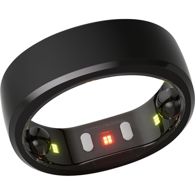 RingConn Gen 2 Smart Ring Size 8 Matte Black - Health & Sleep Tracker