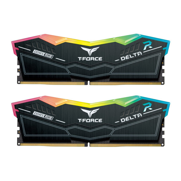 TEAMGROUP T-FORCE DELTA RGB 32GB (2x16GB) DDR5 7200MHz CL34 Desktop RAM Black