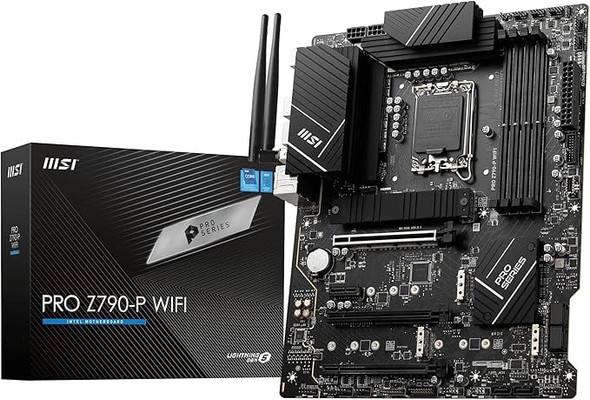 MSI PRO Z790-P WIFI LGA 1700 DDR5 Intel Z790 Wi-Fi ATX Motherboard 