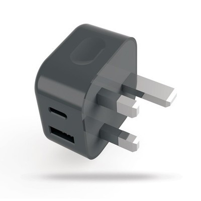 Veho 20W USB C & USB A Fast Charge Plug VAA-114-USB UK 3-Pin Power Delivery
