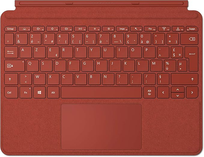 Microsoft Surface Go Type Cover Poppy Red QWERTY Keyboard
