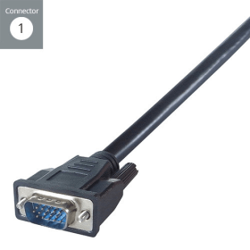 Connekt Gear 1m VGA Monitor Cable 1080p HD Black