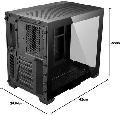 Lian Li O11 Dynamic Mini Black ATX Tempered Glass Gaming Case