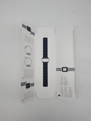 Apple Watch Leather Link S/M Band - 38mm, 40mm, 41mm, Ink
