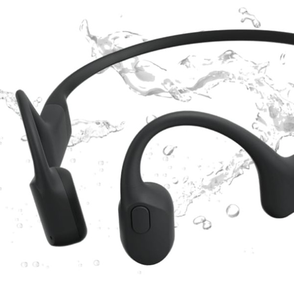 SHOKZ OpenRun Bone Conduction Headphones Wireless Sports Bluetooth Open-Ear Blac