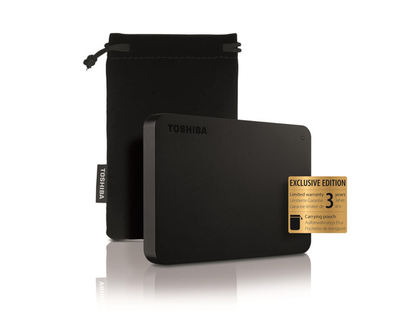 Toshiba Canvio Basics 1TB Portable External Hard Drive HDD USB 3.2 for PC Laptop