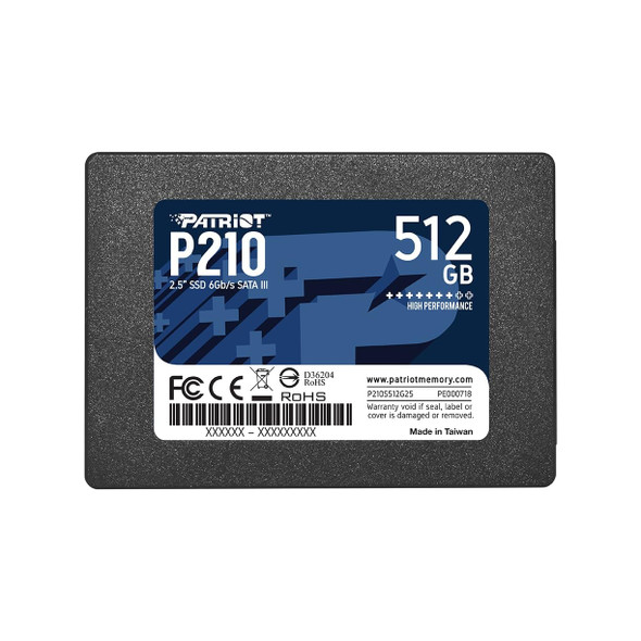 Patriot P210 512GB 2.5 inch SATA III Internal SSD Solid State Drive for PC Lapto