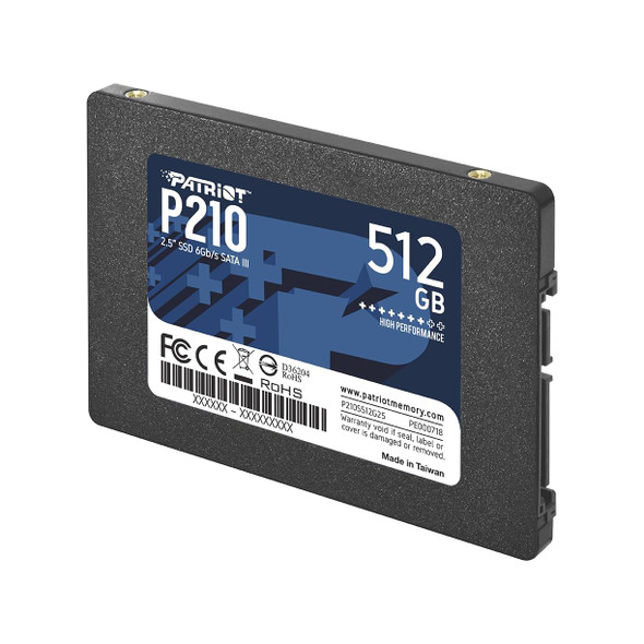 Patriot P210 512GB 2.5 inch SATA III Internal SSD Solid State Drive for PC Lapto