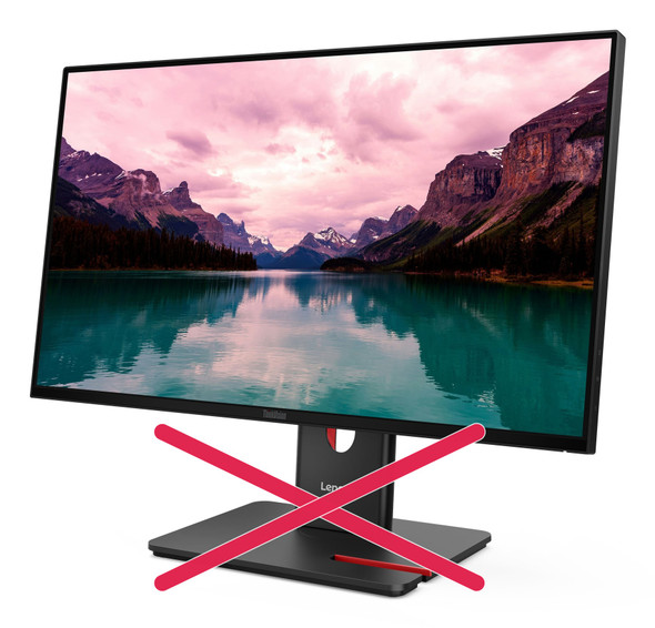 Lenovo ThinkVision T24-40 23.8" Full HD IPS 120Hz Monitor HDMI USB-C *NO STAND*