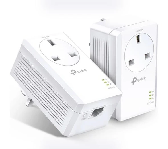 TP-Link TL-PA7017P Gigabit Passthrough Powerline Adapter Starter Kit