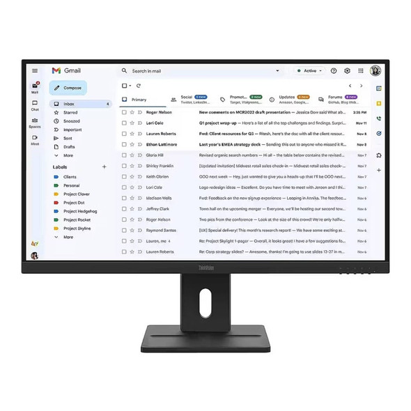 Lenovo ThinkVision E27-40 27" FHD HDMI IPS 100Hz Monitor 