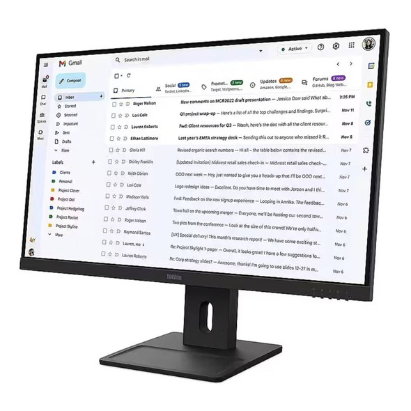 Lenovo ThinkVision E27-40 27" FHD HDMI IPS 100Hz Monitor 
