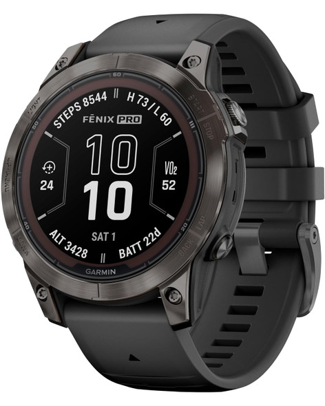 Garmin fenix 7 Pro Sapphire Solar GPS Smartwatch 47mm Multisport Carbon Gray