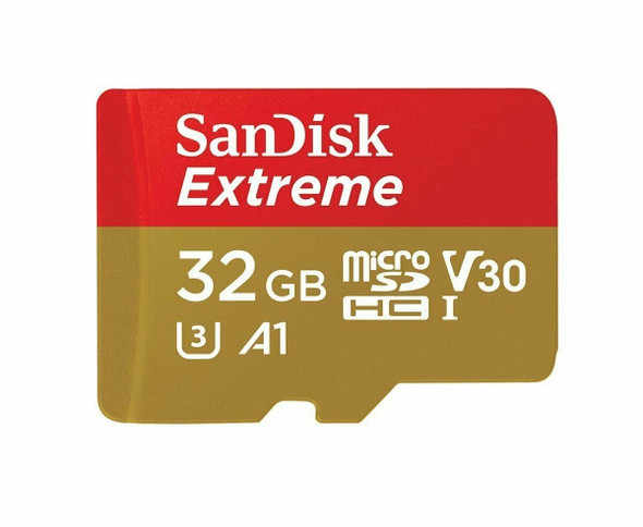 SanDisk Extreme 32GB MicroSDHC UHS-I Memory Card for GoPro Action Cameras PC