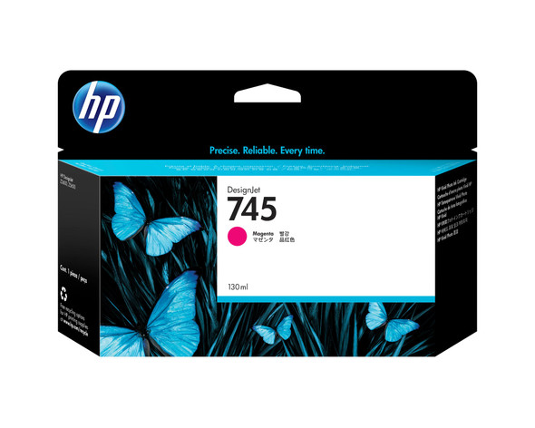 HP 745 130-ml Magenta DesignJet Ink Cartridge F9J95A for Z2600 Z5600 Printer