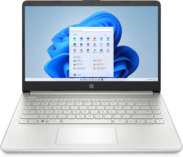 HP 14s 14" HD Laptop AMD 3020e 4GB RAM 64GB eMMC Windows 11 Silver