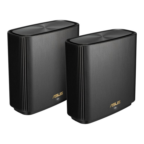 ASUS ZenWiFi AX XT8 AX6600 Tri-Band Mesh Wi-Fi 6 System Router Twin Pack Black
