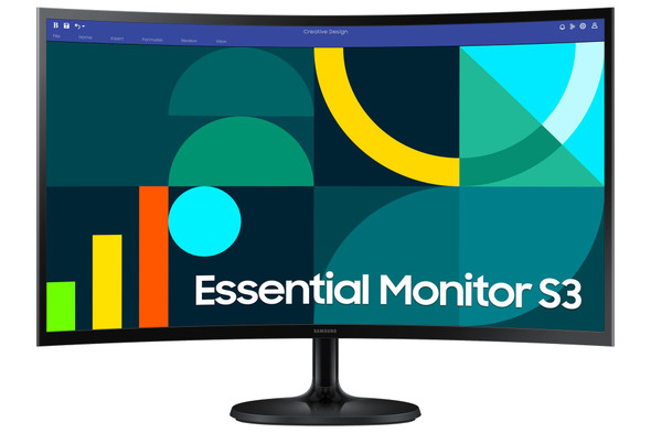 Samsung 27" S36GD Curved Full HD Monitor 100Hz VA Gaming Display HDMI VGA Black