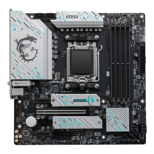 MSI B650M GAMING PLUS WIFI Motherboard AMD Socket AM5 DDR5 Micro ATX PCIe 4.0
